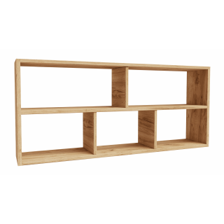 Półka na książki ozdobna wisząca P5 110x50 cm Dąb Craft Półka na książki ozdobna wisząca P5 110x50 cm Dąb Craft